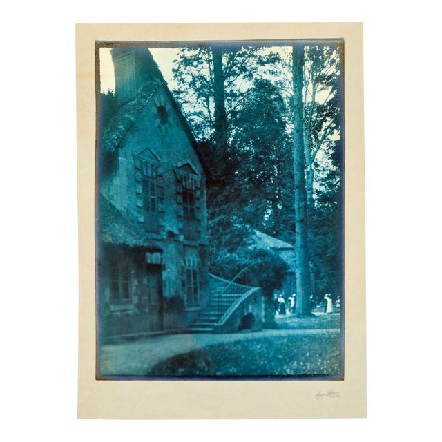 "A Dance in the Moonlight" - Landscape Lithobrome Photograph by Sigismund Blumann For Sale