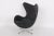 Reupholstered armchair, model "The Egg," designed by Arne Jacobsen in 1958. Shown here is an older version, manufactured...