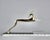 Stone Early 20th Century Art Deco Chromed Metal Leaping Gazelle or Deer on Black Marble Base Sculpture or Car Mascot by Karl Hagenauer For Sale - Image 7 of 9