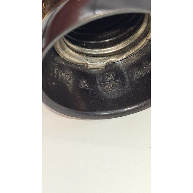 Vintage Table Lamps Aluminium Springs & Large Bulbs, Czechoslovakia, 1970s, Set of 2 For Sale - Image 10 of 13