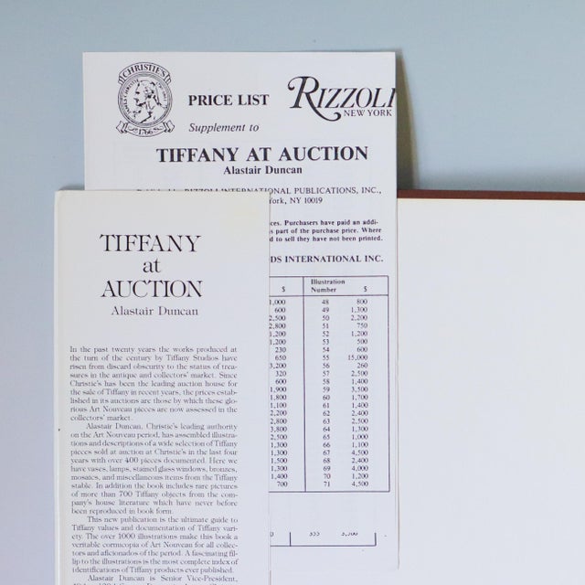 1980s 1981 “Tiffany at Auction” by Alastair Duncan, Christie’s & Rizzoli For Sale - Image 5 of 13