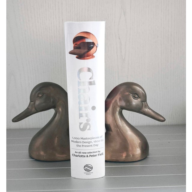 Mid-Century Modern Mid-Century Duck Brass Bookends, 1970s, Set of 2 For Sale - Image 3 of 4