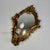 Vintage Rococo Style Gilded Wood Wall Mirror with Lamp, Italy, 1950s For Sale - Image 4 of 7
