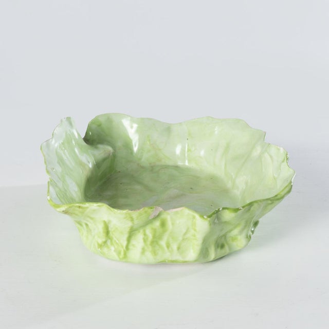 Antique Lettuce Ware Dishes - 8 pcs For Sale - Image 14 of 18