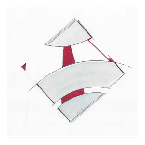 1991 Charles Dudley Modern Abstract Painting