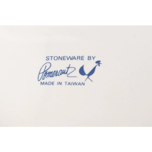 Blue & White Stoneware Canisters - Set of 3 For Sale In Tampa - Image 6 of 6