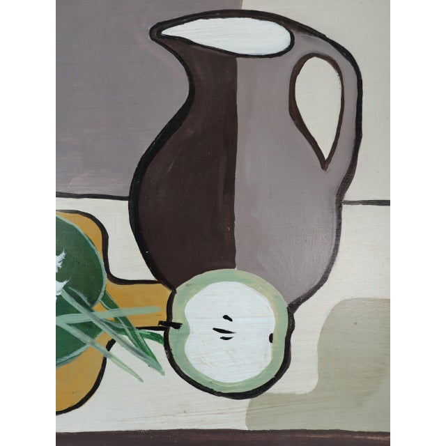 Contemporary 'Lily of the Valley & Jug' Original Still Life Oil Painting, Framed For Sale - Image 9 of 11