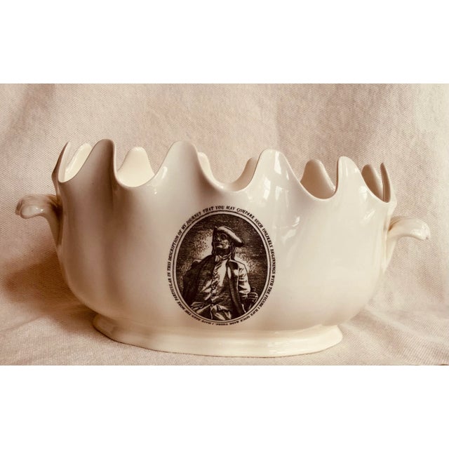 Wedgwood Porcelain Monteith Bowl - Benjamin Franklin - Bailey Banks & Biddle For Sale - Image 12 of 12