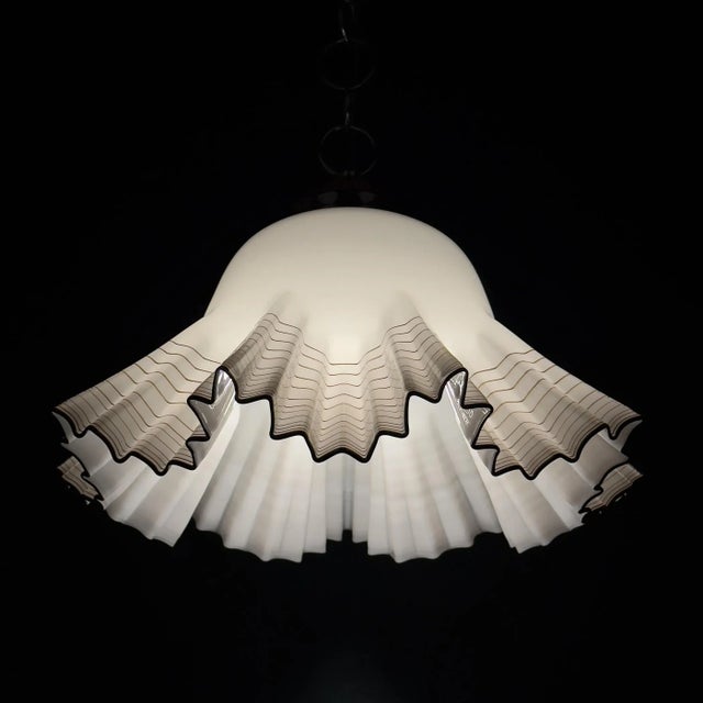 Mid-Century Modern Vintage Murano Pendant Lamp by Vetreria De Majo, 1970s For Sale - Image 3 of 18