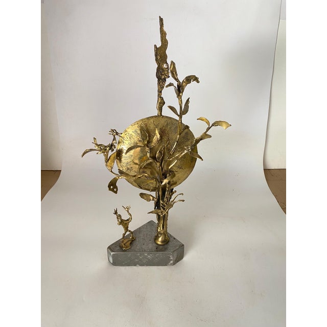 Brass Sculpture in Brass and Aluminium by Tossello, 1999 For Sale - Image 6 of 15