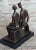Mid 20th Century Mid 20th Century King and Queen by Henry Moore Abstract Surreal Man & Woman on Bench Statue Sculpture 12" x 9" For Sale - Image 5 of 10