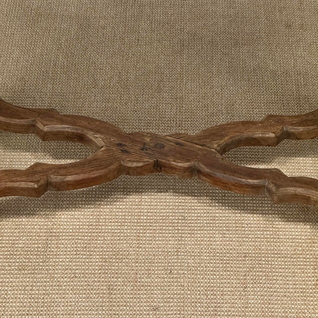 18th Century French Hand-Carved Side Table in Stripped Oak For Sale - Image 15 of 18