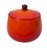 This vintage mid century fondue pot/saucepan is a gorgeous addition to any kitchen. The orange enamel and wood exterior...