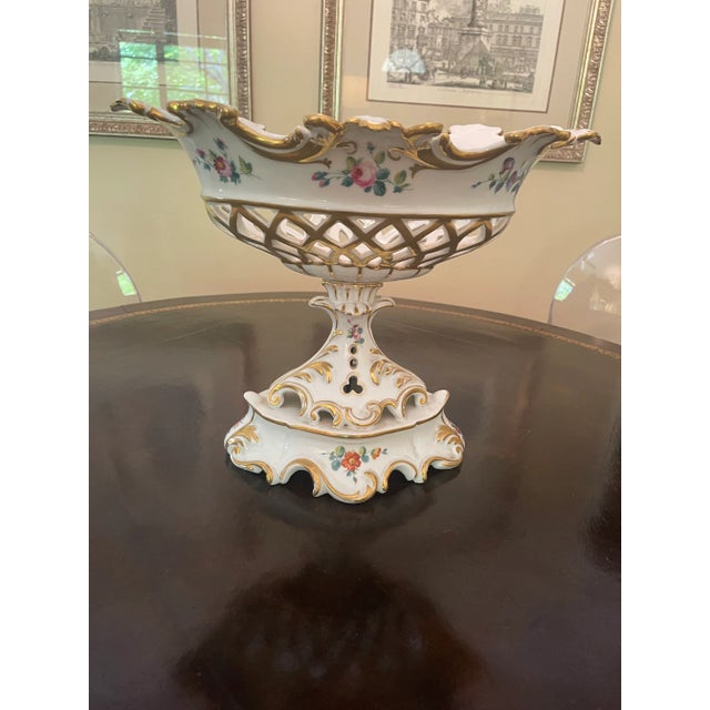 Mid 1800s Old Paris Porcelain Centerpiece For Sale - Image 6 of 8