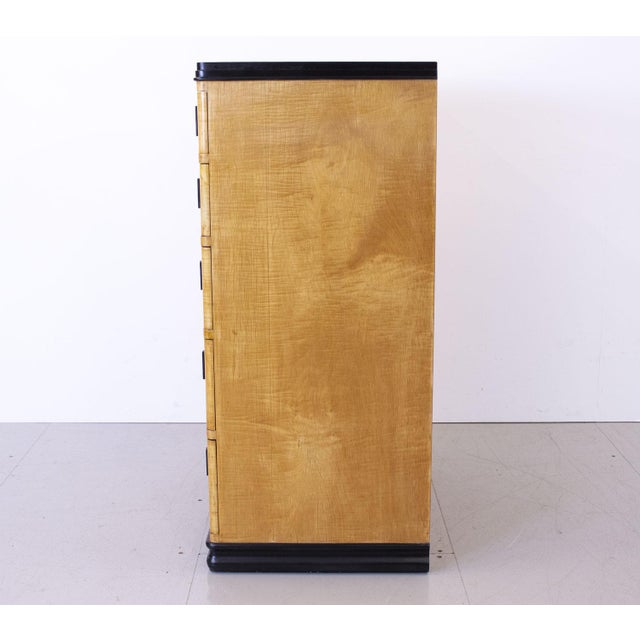 Art Deco Satinwood Chest of Drawers, 1930s For Sale - Image 9 of 10