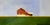 Wide Open Sky by Justin Wheatley | Acrylic on Canvas Red Barn With Green Fields For Sale