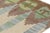 Late 20th Century Rug & Kilim’s Scandinavian Style Rug in Beige-Brown and Blue With Geometric Patterns For Sale - Image 5 of 7