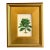Original Hand-Painted Palm Painting, Framed For Sale