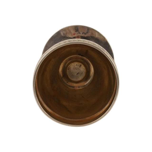 Antique Continental Sterling Silver Kiddush Cup Chalice For Sale In New York - Image 6 of 9