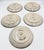 Ceramic 1960s El Palomar Ken Edwards Tonala Stoneware Saucer Plates Mexico Folk Art Pottery For Sale - Image 7 of 8