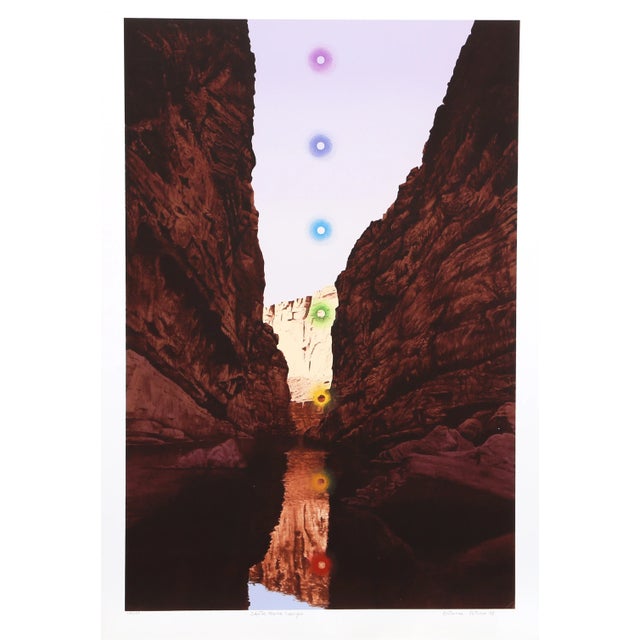 Antonio Peticov 'Santa Elena Canyon' Lithograph For Sale