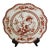 1970s Coalport "Indian Tree Coral" Scalloped Dinner Plate For Sale