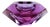 Purple Ashtray or Catch-All in Murano Glass attributed to Flavio Poli for Seguso, 1960s For Sale