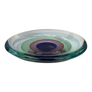 Piatto Sommerso Murano Glass Platter