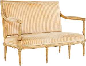 18th Century Louis XVI Painted Settee