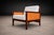 Off-white Brazilian Modern Armchair in Rosewood, Leather & Linen, Fatima, 1960s For Sale - Image 8 of 12