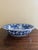 Late 20th Century Chinoiserie Blue and White Porcelain Large Decorative Bowl For Sale - Image 4 of 9
