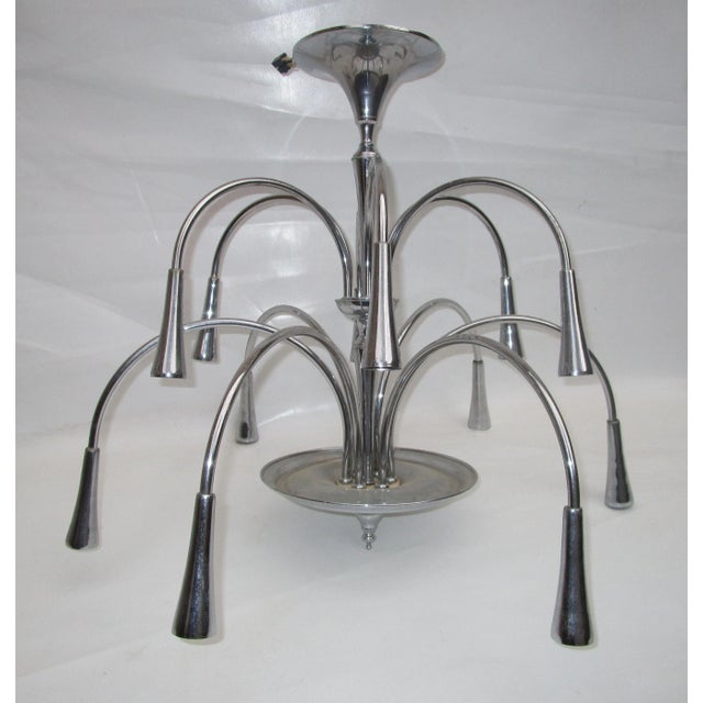 Space Age Sputnik Ceiling Lamps, 1960s, Set of 2 For Sale - Image 7 of 12