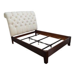 Stickley Queen Tufted Bed For Sale