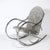 Mid-Century Modern Mid-Century Tubular Chrome Rocking Chair With Holly Hunt Upholstery For Sale - Image 3 of 13