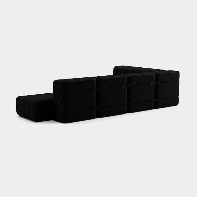 Contemporary Large Flexible Corner Sofa from Ambivalenz, Set of 12 For Sale - Image 3 of 5