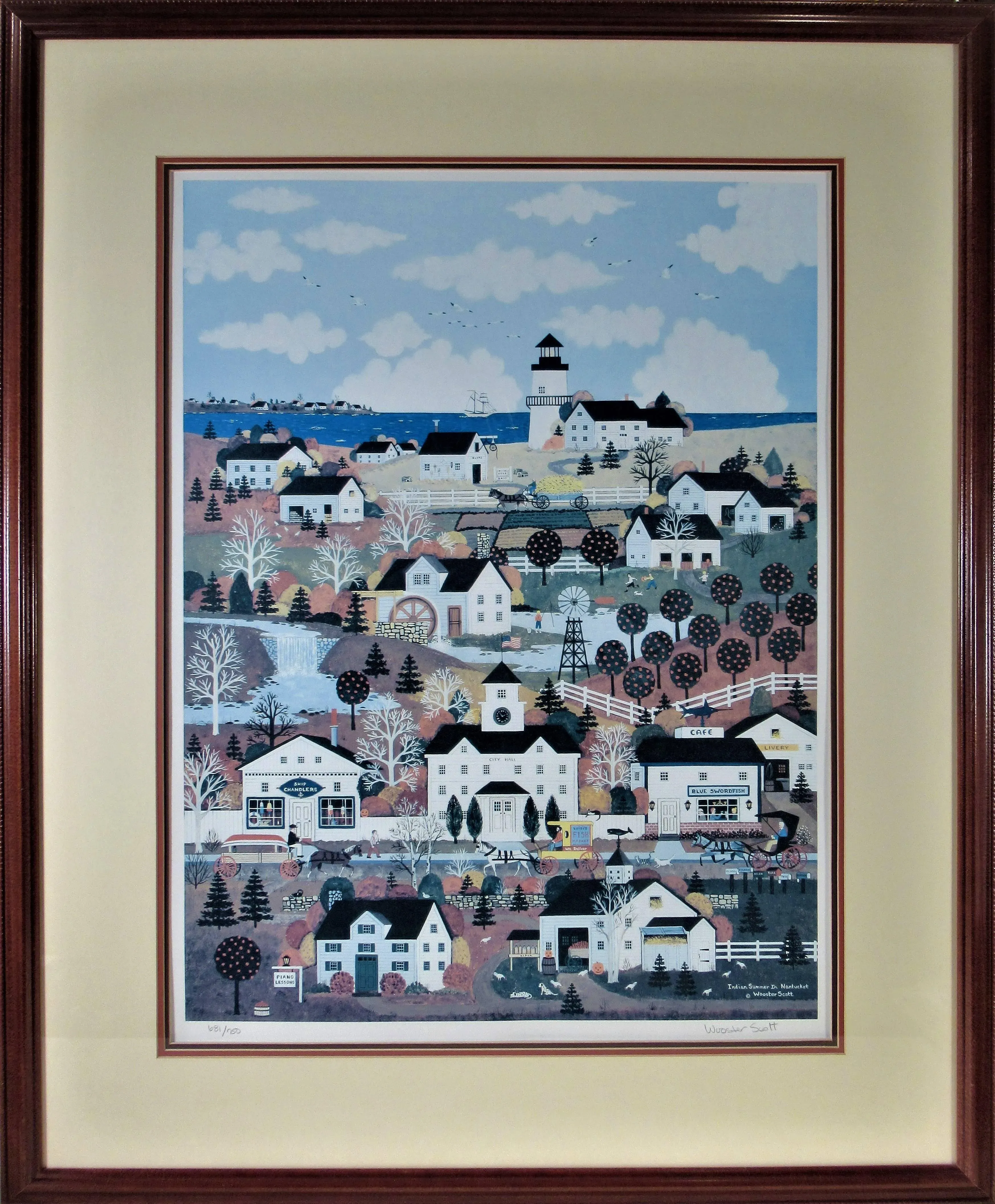 Jane Wooster Scott, Indian Summer in Nantuckett, Circa 1980 | Chairish