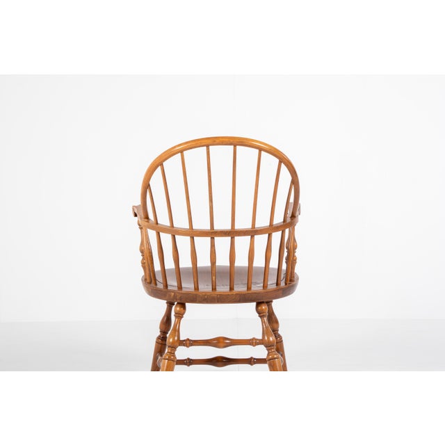 1960s Vintage Windsor Armchair in Solid Wood, 1960s For Sale - Image 5 of 14