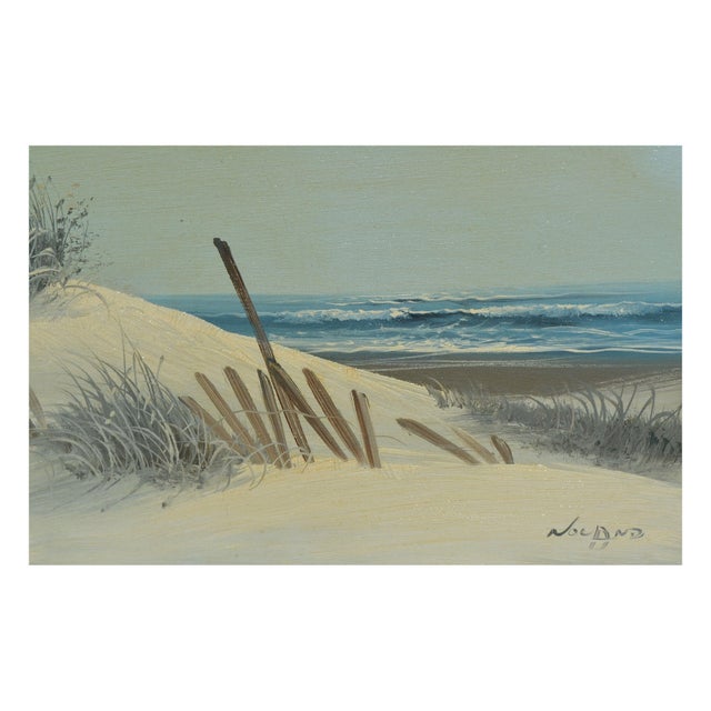 Impressionist 1970s "Calm Winds" California Seascape Painting, Framed For Sale - Image 3 of 4