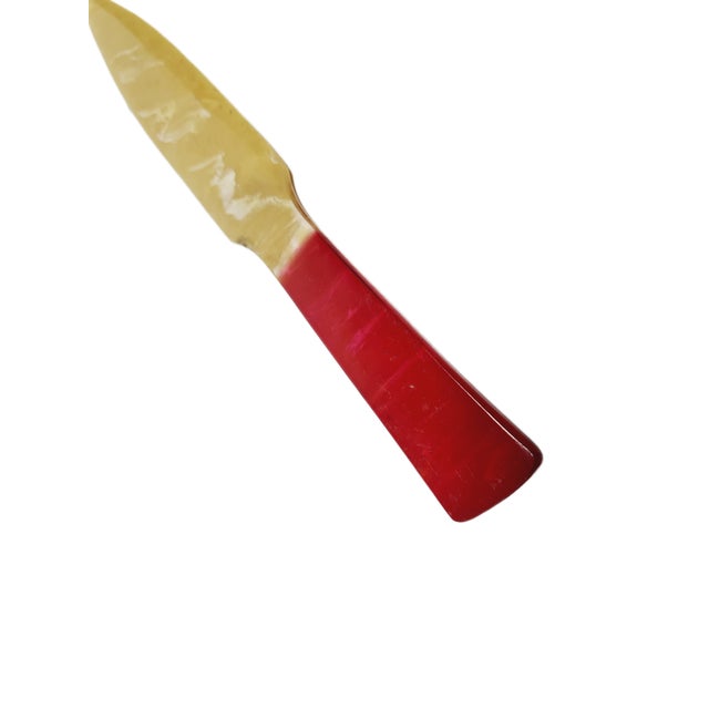 Postmodern Vintage Bakelite Letters Knife, Poland, 1960s For Sale - Image 3 of 6