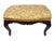 American Victorian 19th C Carved Mahogany Upholstered Footstool Bench For Sale In New York - Image 6 of 12