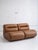 Space Age Italian Leather Lounge Chair For Sale - Image 12 of 12