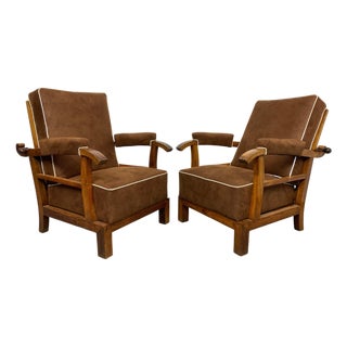 Art Deco Armchairs, 1930s, Set of 2 For Sale