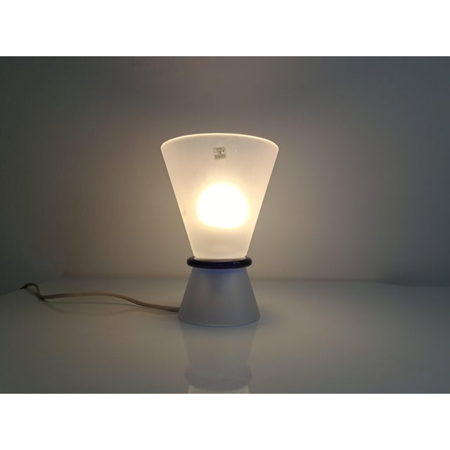 Murano Glass Table Lamp from Effetre Glassworks, 1980s For Sale - Image 4 of 8
