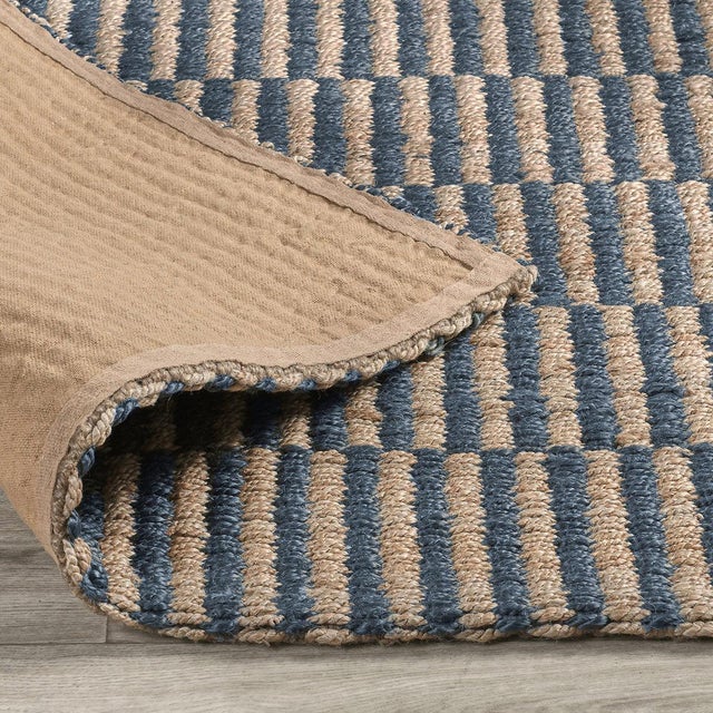 Laguna Jute Natural Ocean Rug - 8 X 10 For Sale - Image 4 of 5