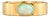 Bezel Set Oval Opal Wide Matte Band Silver, Gold, Size 10 For Sale