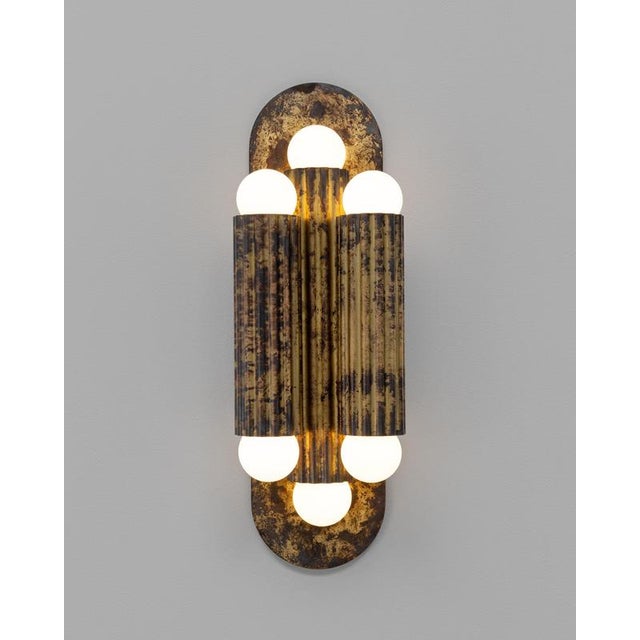 Vesta Triple Wall Sconce by Schwung For Sale - Image 4 of 18