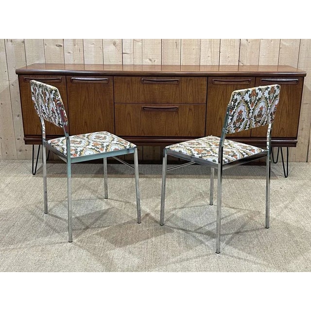 Set of Chrome Chairs, 1970s For Sale - Image 4 of 11