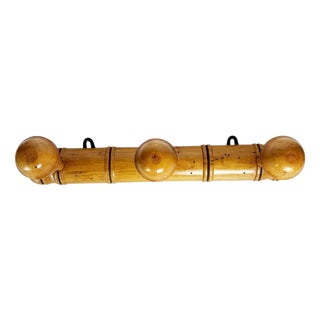 Antique Wooden Coat Rack, France, 1940s For Sale