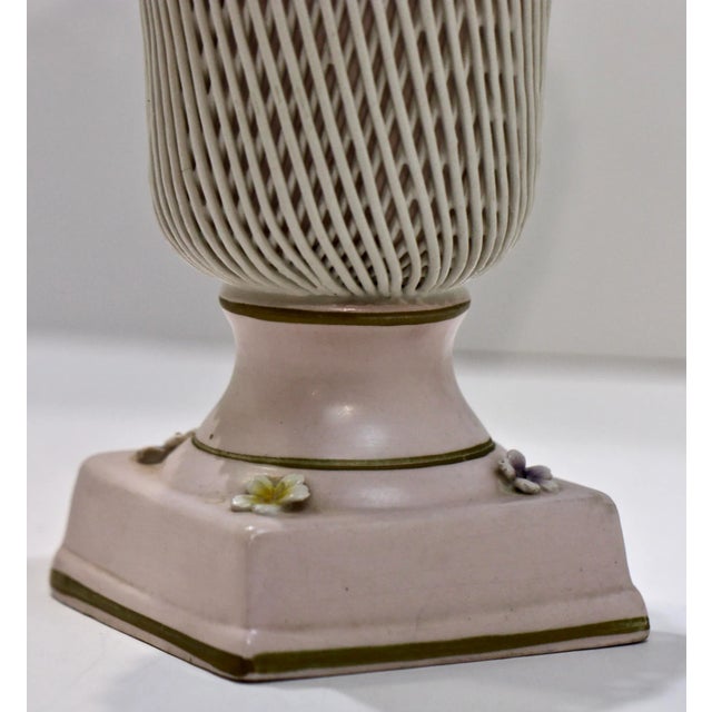 Capo Di Monte Late 20th Century Capo Di Monte Vase For Sale - Image 4 of 12