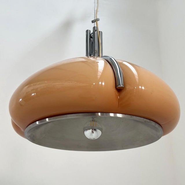 Mid-Century Modern Quadrifoglio Pendant Lamp by Ufficio Progetti for Guzzini, 1970s For Sale - Image 3 of 9